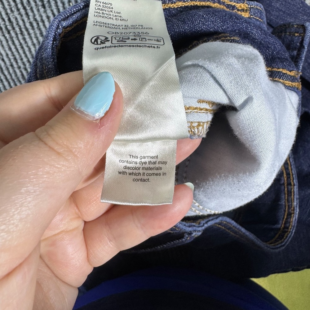 Pilcro Anthropologie Super Ultra Wide Leg Baggy Jeans Flare 29 29x28 High Rise - Picture 10 of 12
